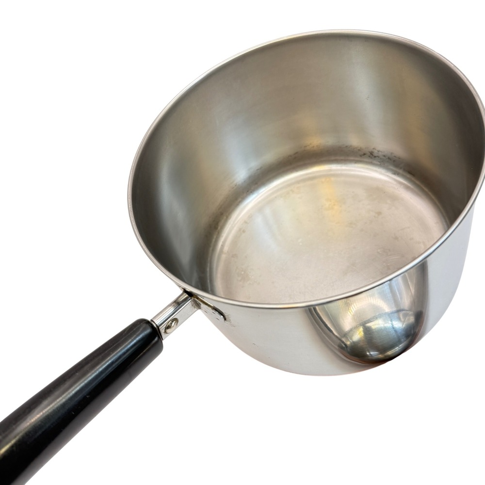 Revere Ware Copper Bottom 3 Qt Saucepan w Lid Clinton IL Vintage USA - Picture 7 of 13